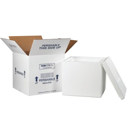 Picture of Partners Brand Brand Insulated Shipping Kit, 11 1/2inH x 12inW x 12inD, White