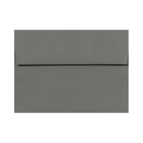 Picture of LUX Invitation Envelopes, #4 Bar (A1), Peel & Press Closure, Smoke Gray, Pack Of 50