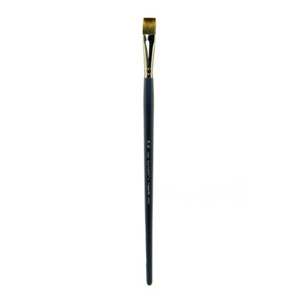 Picture of Royal & Langnickel Sabletek Long-Handle Paint Brush L95510, Size 20, Bright Bristle, Sable Hair, Blue