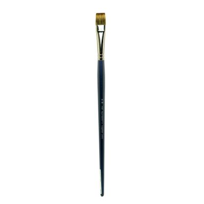 Picture of Royal & Langnickel Sabletek Long-Handle Paint Brush L95510, Size 26, Bright Bristle, Sable Hair, Blue