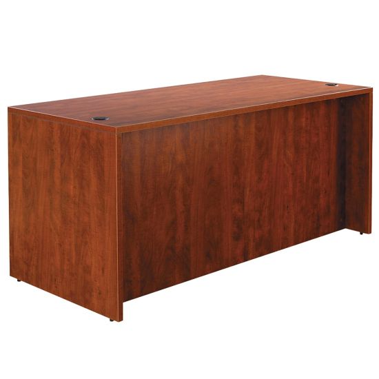 Picture of Alera Valencia 66inW Computer Desk Shell, Medium Cherry