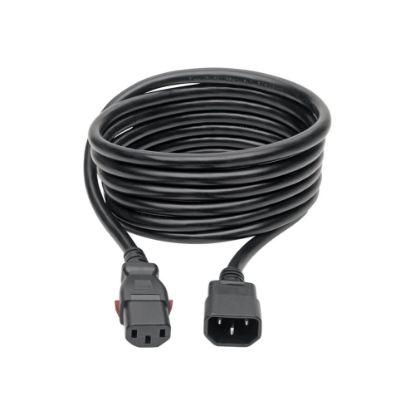 Picture of Eaton Tripp Lite Series Heavy-Duty PDU Power Cord, Locking C13 to C14 - 15A, 250V, 14 AWG, 10 ft. (3.05 m) - Power extension cable - IEC 60320 C14 to power IEC 60320 C13 locking - AC 100-250 V - 15 A - 10 ft - black