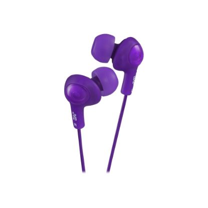 Picture of JVC Gummy Plus In-Ear Headphones, Purple, JVCHAFX5V