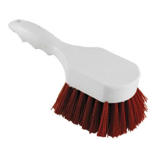 Picture of Carlisle Sparta Utility Scrub Brush, 3in x 8in, White/Red