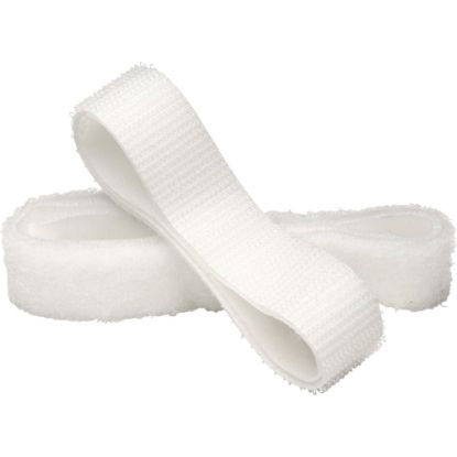 Picture of VELCRO Brand Sticky Back Fastener Hooks - 0.75in Width x 75 ft Length - Adhesive Back - 1 Roll - White