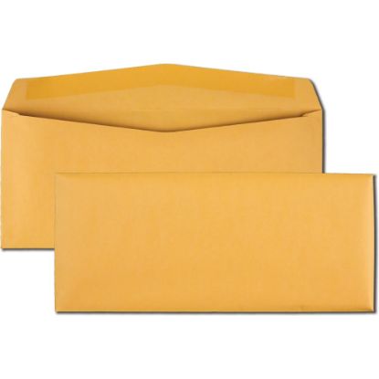 Picture of Quality Park Kraft Regular Business Envelopes - Business - #12 - 4 3/4in Width x 11in Length - 28 lb - Gummed - Kraft - 500 / Box - Kraft