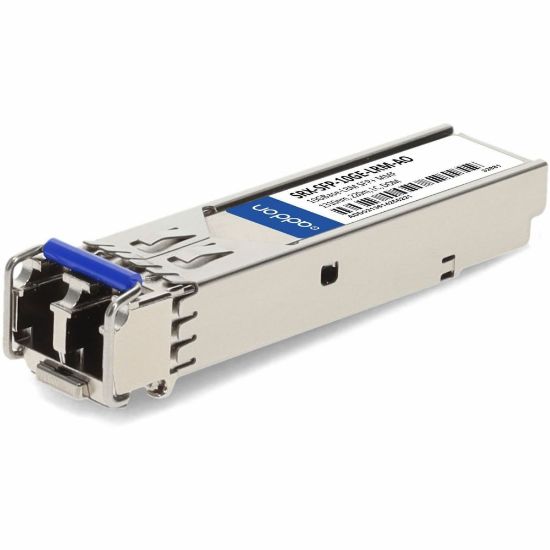 Picture of AddOn Juniper Networks SRX-SFP-10GE-LRM Compatible TAA Compliant 10GBase-LRM SFP+ Transceiver (MMF, 1310nm, 220m, LC, DOM) - 100% compatible and guaranteed to work