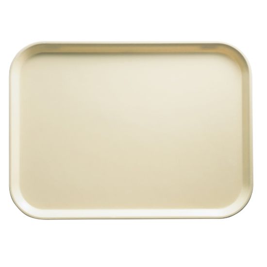 Picture of Cambro Camtray Rectangular Serving Trays, 15in x 20-1/4in, Cameo Yellow, Pack Of 12 Trays