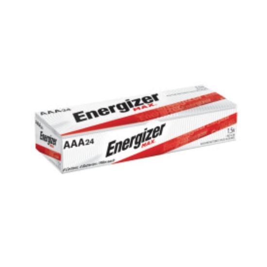 Picture of Energizer Max AAA Alkaline Batteries, Pack Of 24 Batteries, E92BP-24