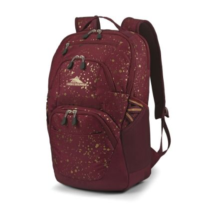 Picture of High Sierra Swoop Backpack With 17in Laptop Pocket, Maroon