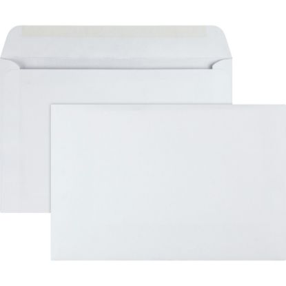 Picture of Quality Park Booklet Envelopes, 6in x 9in, Moisture Seal, White, Box Of 100