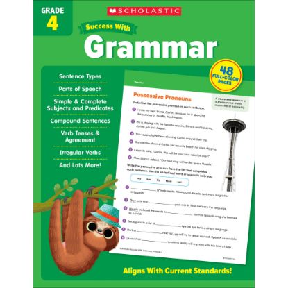 Picture of Scholastic Success With Grammar Workbook, Grade 4