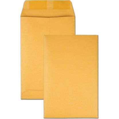 Picture of Quality Park 6 x 9 Catalog Mailing Envelopes - Catalog - #1 - 6in Width x 9in Length - 28 lb - Gummed - Kraft - 100 / Box - Kraft