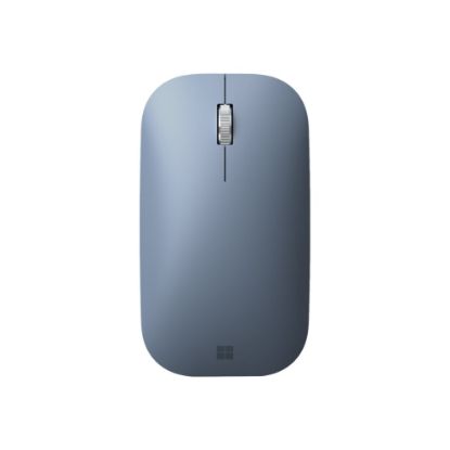 Picture of Microsoft Surface Mobile Mouse - BlueTrack - Wireless - Bluetooth - 2.40 GHz - Ice Blue - 1800 dpi - Scroll Wheel - 4 Button(s) - Symmetrical