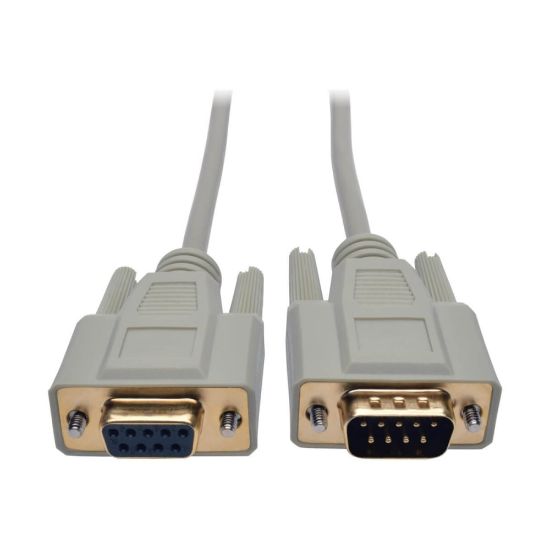 Picture of Eaton Tripp Lite Series 6ft DB9 Serial Extension Cable Straight Through RS232 M/F 6ft - Serial cable - DB-9 (M) to DB-9 (F) - 6 ft - molded