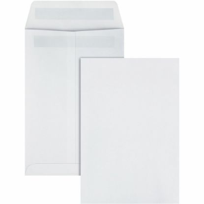 Picture of Quality Park #28 Redi-Seal Catalog Envelopes, Self-Sealing, White, Box Of 100