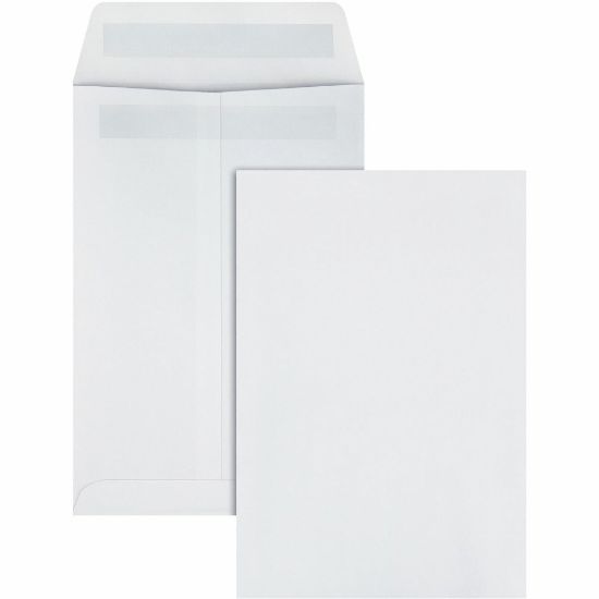 Picture of Quality Park #28 Redi-Seal Catalog Envelopes, Self-Sealing, White, Box Of 100