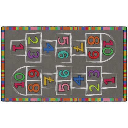 Picture of Flagship Carpets Hopscotch Area Rug, 3ftH x 5ftW