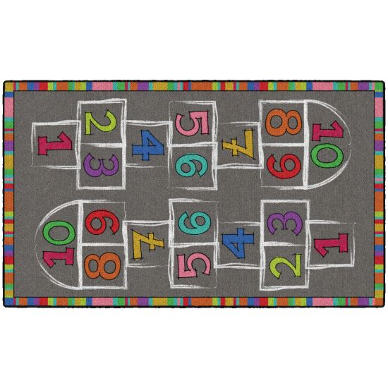 Picture of Flagship Carpets Hopscotch Area Rug, 3ftH x 5ftW