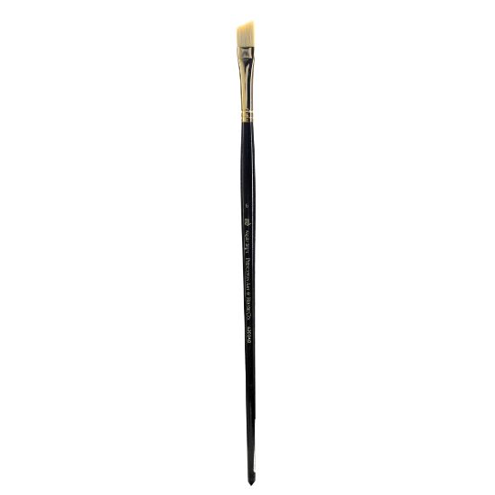 Picture of Princeton Series 6300 Dakota Paint Brush, Size 6, Angular Bright Bristle, Synthetic, Blue