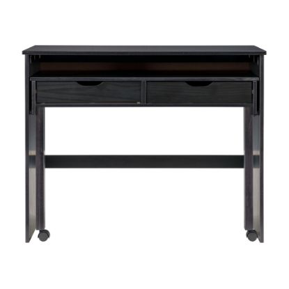 Picture of Linon Casimer 43inW Extendable Console Writing Desk, Black