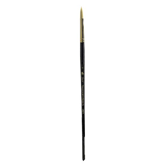 Picture of Princeton Series 6300 Dakota Paint Brush, Size 6, Round Bristle, Synthetic, Blue