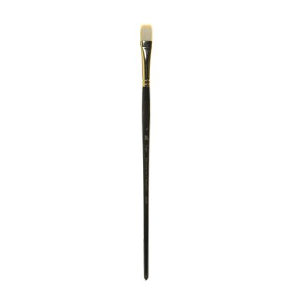 Picture of Princeton Series 6300 Dakota Paint Brush, Size 8, Bright Bristle, Synthetic, Blue