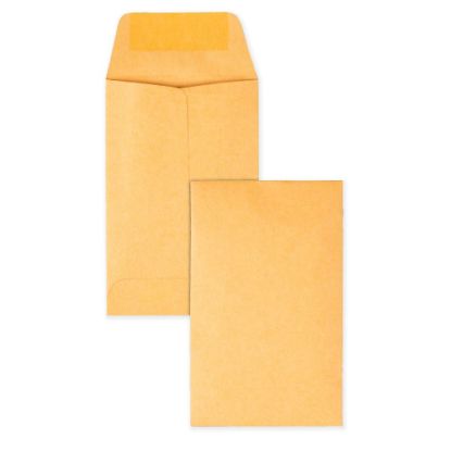 Picture of Quality Park #1 Coin Envelopes, Brown Kraft, Box Of 500