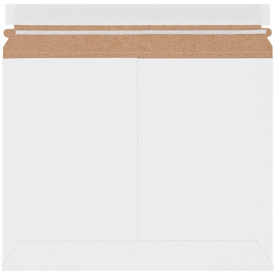 Picture of Partners Brand Utility Stayflats Mailers 11 1/2in x 9in, White, Pack of 200