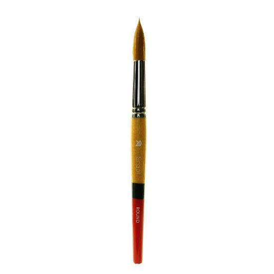 Picture of Princeton Snap Paint Brush, Series 9650, Size 20, Round, Golden Taklon, Synthetic, Multicolor