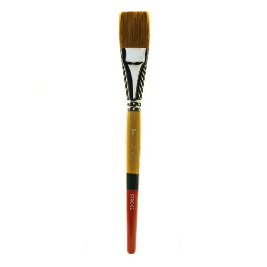 Picture of Princeton Snap Paint Brush, Series 9650, 1in, Stroke, Golden Taklon, Synthetic, Multicolor