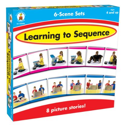 Picture of Carson-Dellosa Early Childhood Games: Learning To Sequence: 6 Scenes