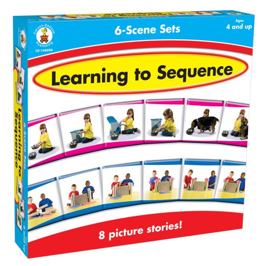 Picture of Carson-Dellosa Early Childhood Games: Learning To Sequence: 6 Scenes