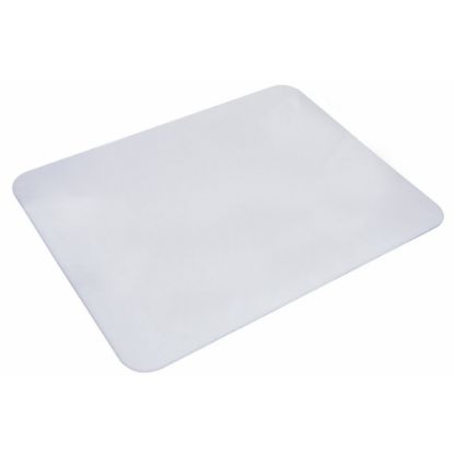 Picture of Artistic Eco-Clear Desk Pad With Antimicrobial  Protection, 19inH x 24inW, Frosted Clear