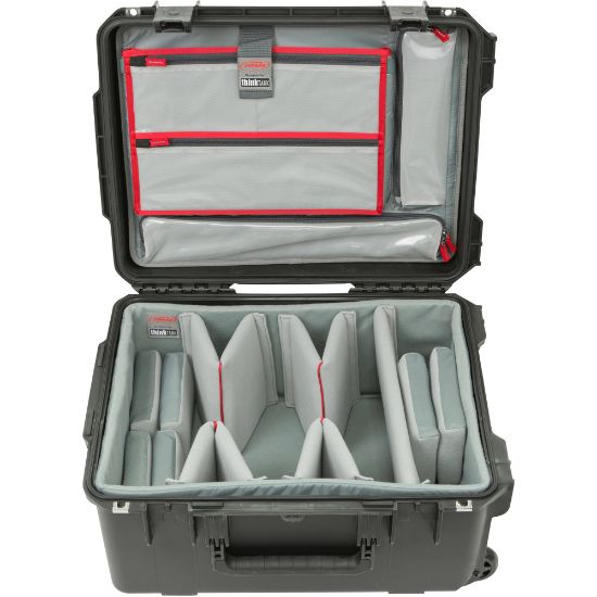 Picture of SKB Cases iSeries Protective Case With Deep Padded Dividers And Wheels, 19-1/2inH x 14-1/2inW x 9-5/8inD