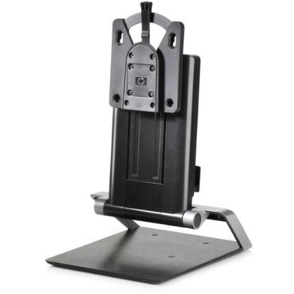 Picture of HP IWC Desktop Mini/Thin Client Computer Stand, For Up to 24in Monitor, Black, G1V61AT