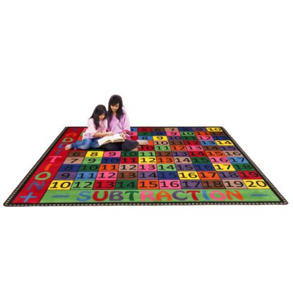 Picture of Flagship Carpets Addition And Subtraction Rug, 12ft x 12ft, Multicolor