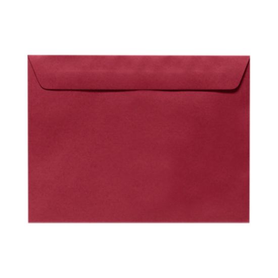 Picture of LUX Booklet 9in x 12in Envelopes, Gummed Seal, Garnet Red, Pack Of 50