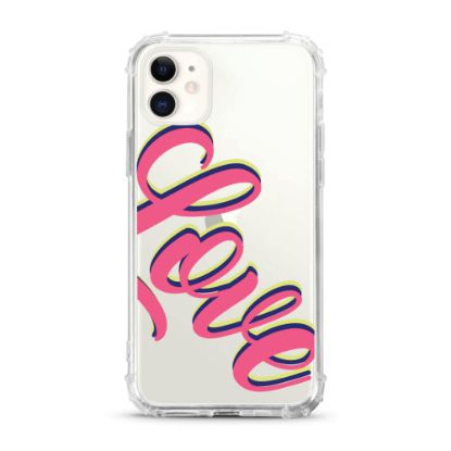 Picture of OTM Essentials Tough Edge Case For iPhone 11, Pink Neon Love, OP-ACP-Z127A