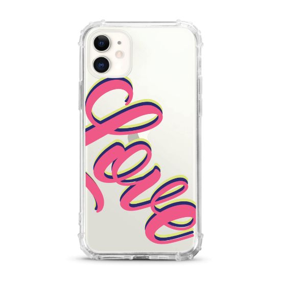 Picture of OTM Essentials Tough Edge Case For iPhone 11, Pink Neon Love, OP-ACP-Z127A