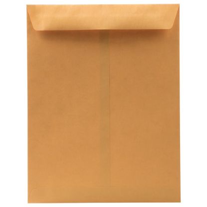 Picture of JAM Paper Open-End Catalog Envelopes, 10in x 13in, Gummed Closure, Brown Kraft, Pack Of 100