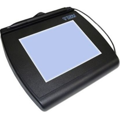 Picture of Topaz SignatureGem T-LBK766-BBSB-R Signature Pad - Backlit LCD - Active PenSerial, USB - 4.60in x 3.40in Active Area LCD - Backlight - 320 x 240 - USB