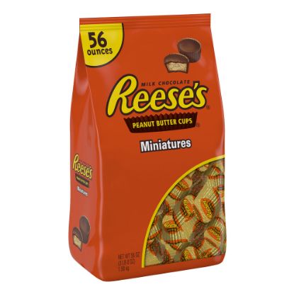 Picture of Reeses Peanut Butter Cup Miniatures, 3.5 Lb Bag