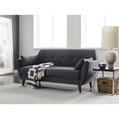 Picture of Serta Artesia Collection Sofa, Slate Gray/Chestnut