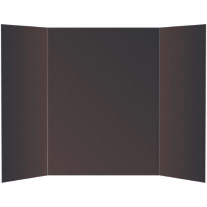 Picture of Office Depot Brand 2-Ply Tri-Fold Project Board, 36in x 48in, Black