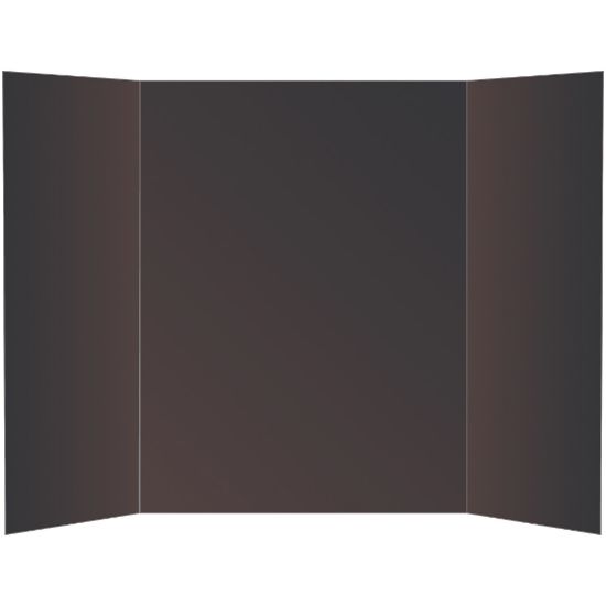 Picture of Office Depot Brand 2-Ply Tri-Fold Project Board, 36in x 48in, Black