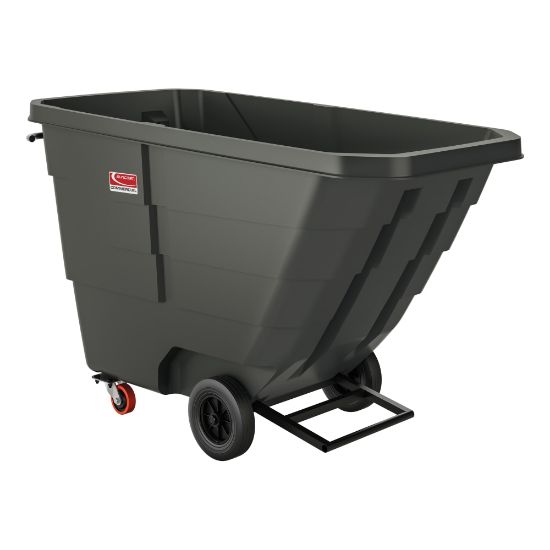 Picture of Suncast Commercial Tilt Truck, Light Duty, 1 Cu Yd., 43-13/16inH x 33-7/8inW x 70inD, Black