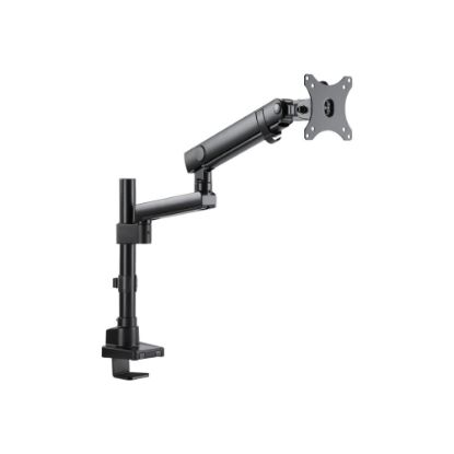 Picture of V7 Professional Touch Adjust DMPRO2TA-3N - Mounting kit - adjustable arm - for monitor - plastic, aluminum, steel - black - screen size: 17in-32in - desk-mountable - for V7 L270E-3N