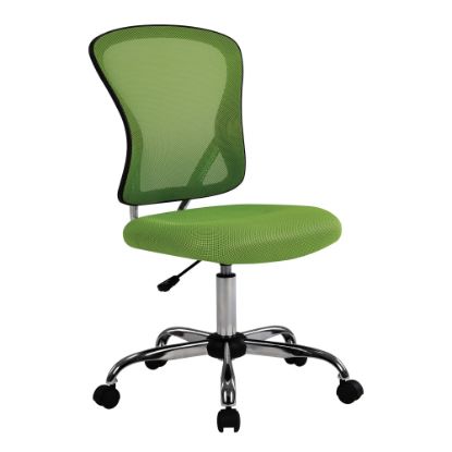 Picture of Office Star Gabriella Mesh Low-Back Task Chair, Green