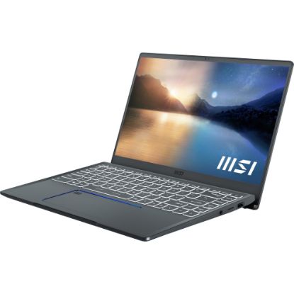 Picture of MSI Prestige 14 14in Gaming Ultrabook - Intel Core i7-1185G7 - 16 GB RAM - 1 TB SSD - Carbon Gray - Windows 10 Pro - NVIDIA GeForce GTX 1650 Max-Q, True Color Technology - 10 Hour Battery